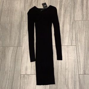Forever 21 Ribbed Knit Bodycon Midi Dress XS/S Brand New with Tags